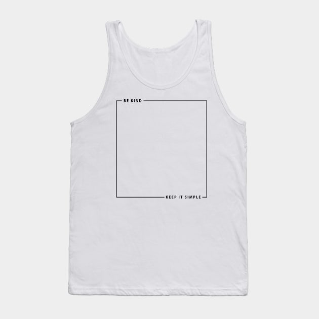 Keep it Simple Tank Top by TWENTEETWO Apparel